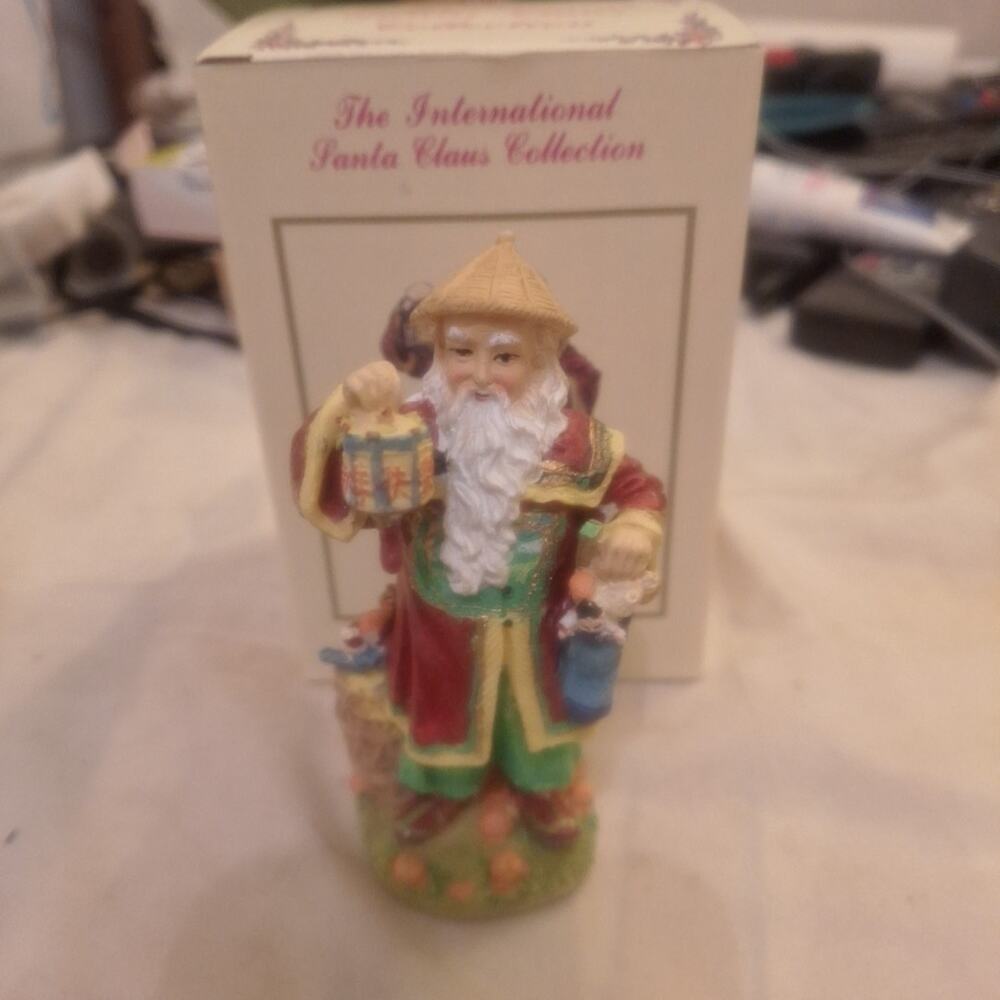 International Santa Claus Collection "Nice Old Father" Figurine & Ornament Set